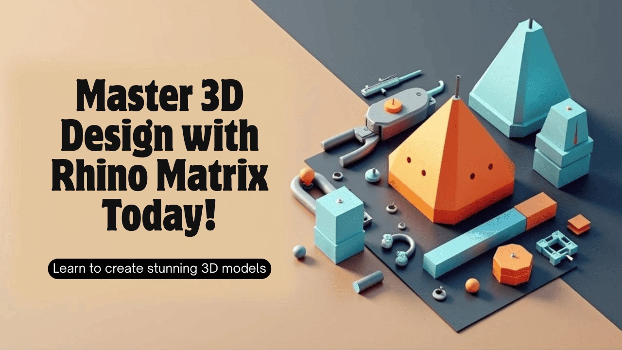 Rhino matrix 3D: Advanced Modeling & Rendering Course