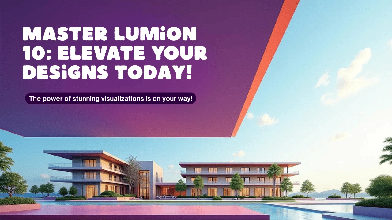 Lumion 10 Masterclass – Create Stunning 3D Visualizations Fast